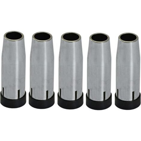 BUNTHAUS Bouches de protection coniques pour torche de soudure MIG MAG, 1450080, en Laiton, épaisseur de paroi 1,5 mm, pour torche de soudure 24KD MB24 CO2 5 pièces (1/5)