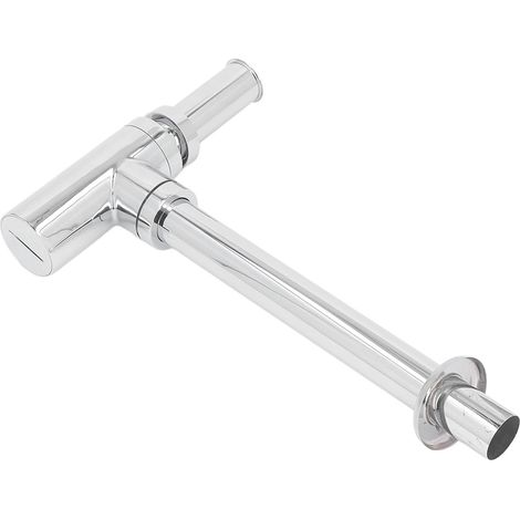 Lot de 2 tuyaux de vidange pour lavabo salle de bain G1-1/4in, tube d'évacuation réglable 12-20cm, raccord d'arrivée d'eau coulissant (1/5)