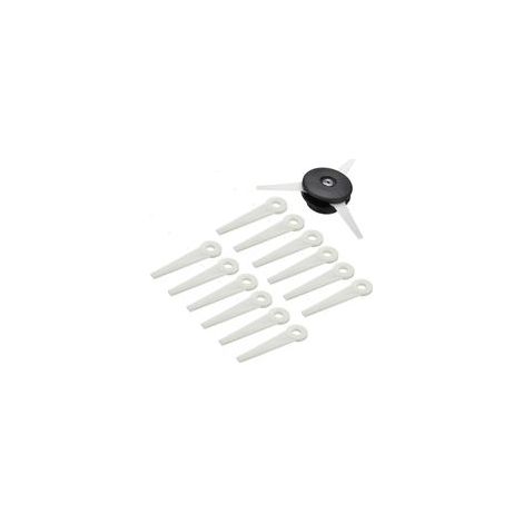 Tête de débroussailleuse + 12 Lames de Coupe pour STIHL POLYCUT 20-3 FS40 FS45 FS46 FS50 (1/5)
