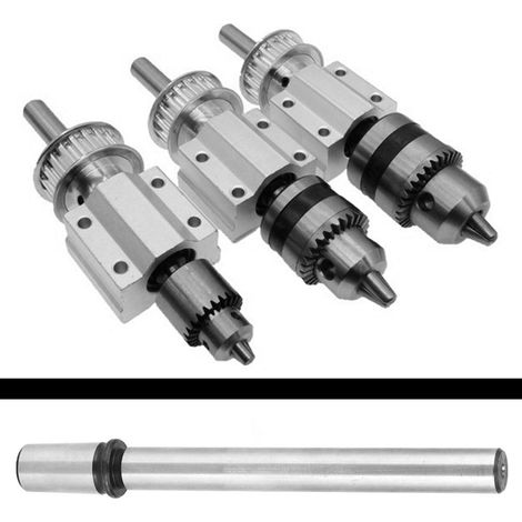 Mandrin de perçage à cône Morse, arbre, bielle en acier au carbone, accessoires de tour B12 (1/5)