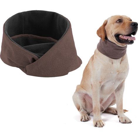 Bufanda reversible y cálida para perros, bufanda circular, calentador de cuello para mascotas, ideal para el invierno. (1/5)
