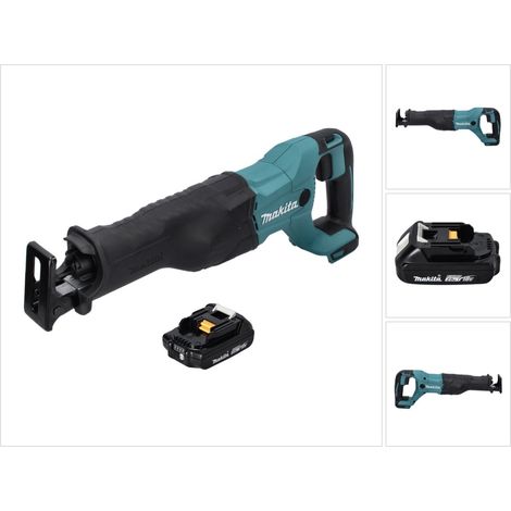 Makita DJR 186 A1 Akku Reciprosäge Säbelsäge 18 V + 1x Akku 2,0 Ah - ohne Ladegerät