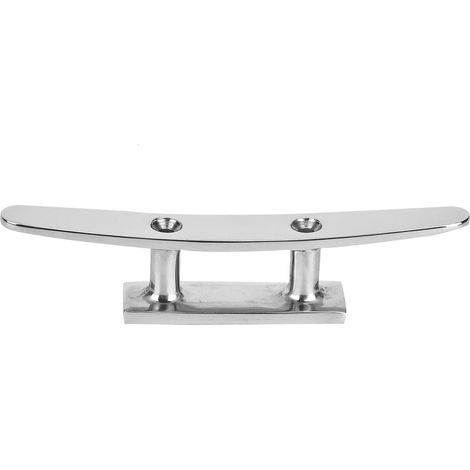 Base de taquet en acier inoxydable poli miroir pour bateau, accessoire marin pour cordage, 15 cm (6 pouces) (1/5)