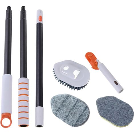 Brosse joints carrelage, orange, pour coins, fentes et bords (1/5)