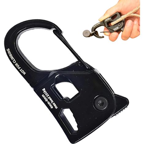 Rope Tensioner for Tents - 7.4x4cm Tent Guy Ropes Rope Tensioners Sturdy Tents Ropes Fasteners Ropse Adjusters Cord Tensioners for Camping (1/5)