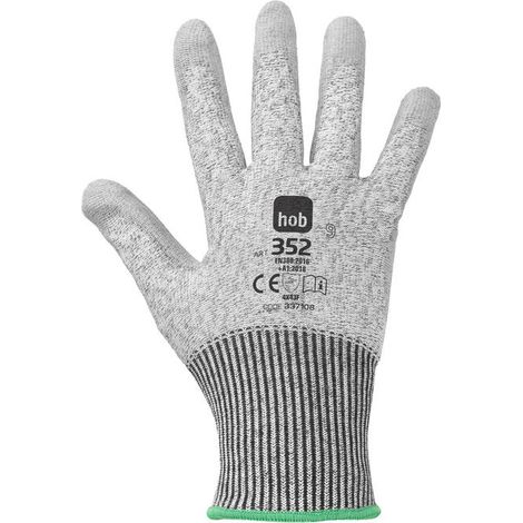 Neri Safety Guanti Da Lavoro 352 in Fibre Sintetiche/PU Taglia 10 - Confezione 12 Pz