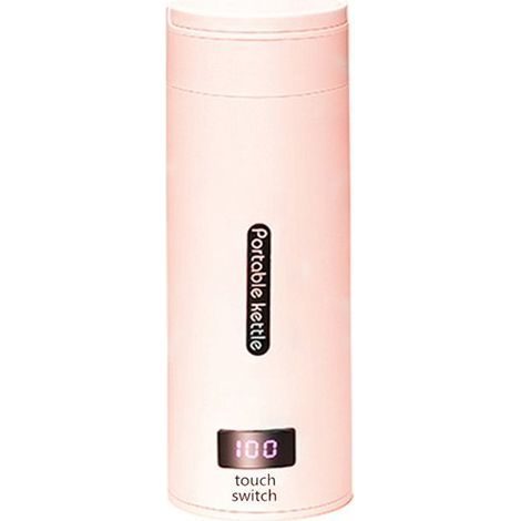 Bollitore elettrico da viaggio, infusione rapida del tè con controllo della temperatura e spegnimento automatico, ideale per [uso], rosa (1/4)