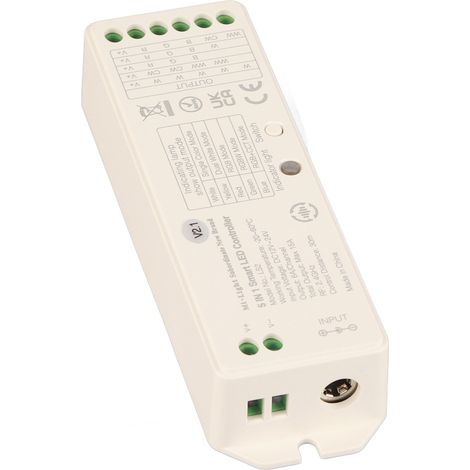 Contrôleur LED Milight 5 en 1 pour rubans LED monochromes CCT RGB/RGBw RGB+CCT (1/5)