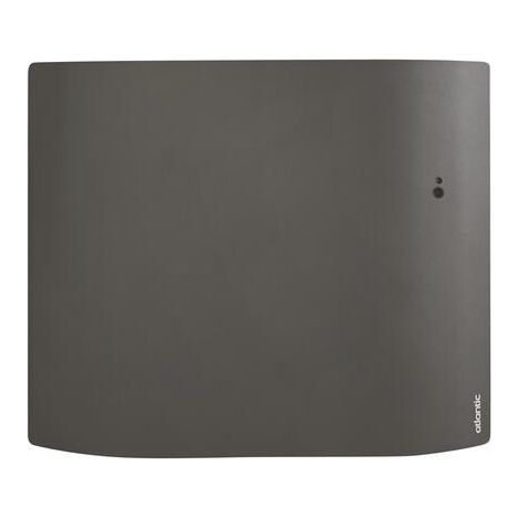 Radiateur électrique connecté horizontal à chaleur douce 1000W, gris - Divali, Atlantic