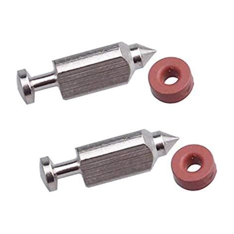 Carburateur Robinet Flotteur Aiguille kit d'assise pour Briggs & Stratton 398188 281144 Pièces de Remplacement 2 Set