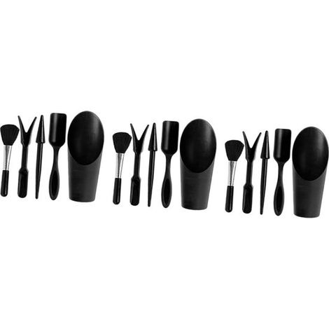 Set di 3 attrezzi da giardino per piante – Set in miniatura resistente per trapianto e piantumazione in interni