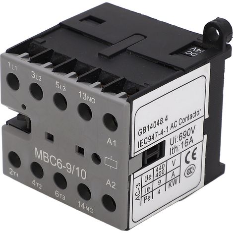 Contacteur courant continu 16A ignifuge très sensible forte capacité de charge mini contacteur électrique 24V (1/5)