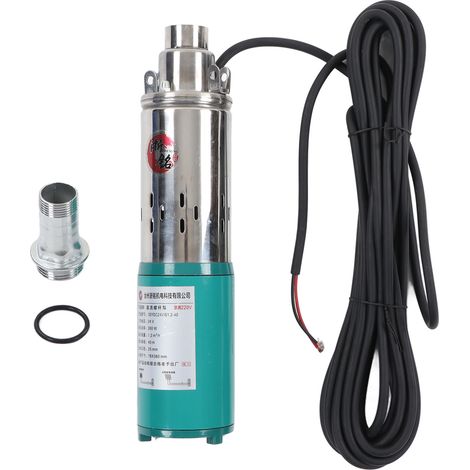 Pompe Submersible solaire DC 24V 260W 40m, brosse de levage de décharge, moteur en cuivre pour jardin (1/5)