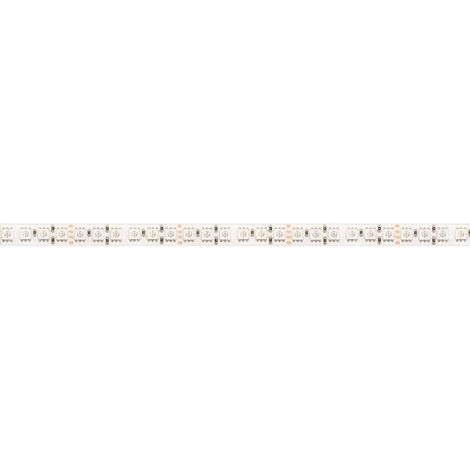 Ruban LED dimmable 24V bande bandeau autocollant adhésif universel variable 14,4W/m Plafond Cuisine Plan de travail Bureau Salle de bain Terrasse Escalier Pergola, 1 mètre RGB IP54 (1/2)