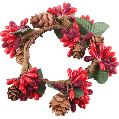 Simulierter Weihnachtskranz – DIY-Dekoration (1/5)