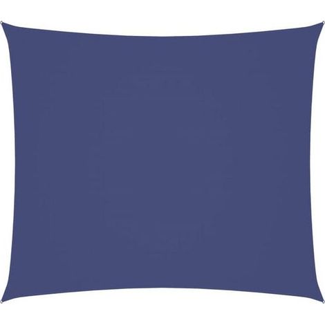 Toile de parasol rectangulaire 2 x 2,5 mètres en tissu Oxford bleu (1/5)