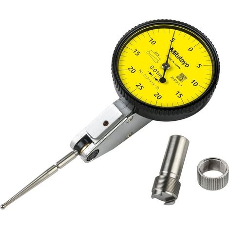 Mitutoyo 513-414-10E Reloj comparador horizontal 0.5mm Rango 0.01mm