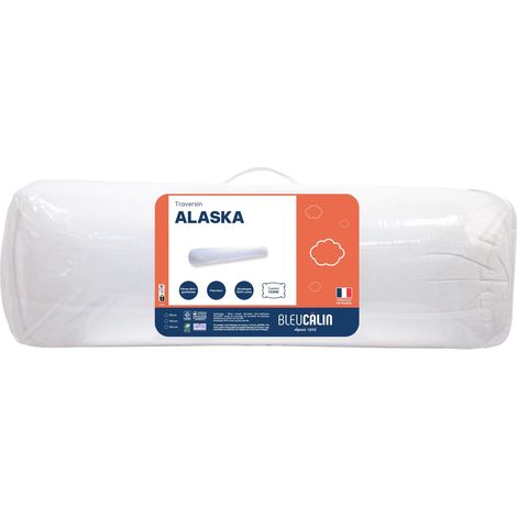 Bleu Câlin Cuscino gonfiabile Comfort Alaska, 100% cotone, 180 cm, bianco (1/5)