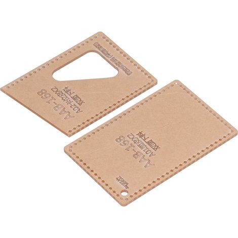 Modèle acrylique pour découpage manuel, gabarit de grille pour scrapbooking, étui en cuir pour badge d'accès (1/5)