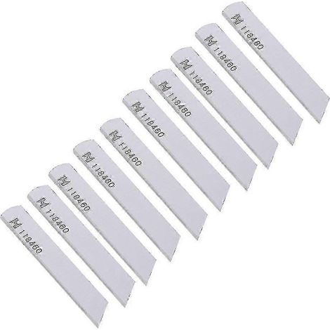 Jeu de 10 couteaux inférieurs pour machines à coudre industrielles Juki 118-46003 (1/4)