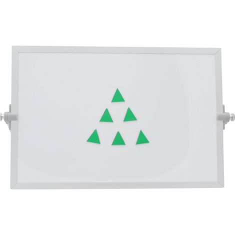 Symbole magnétique Triangle 2 cm vert