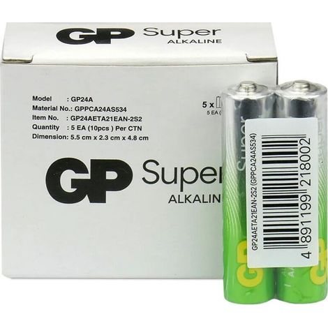 Pilas alcalinas LR03 / AAA SUPER, 10 unidades (1/3)