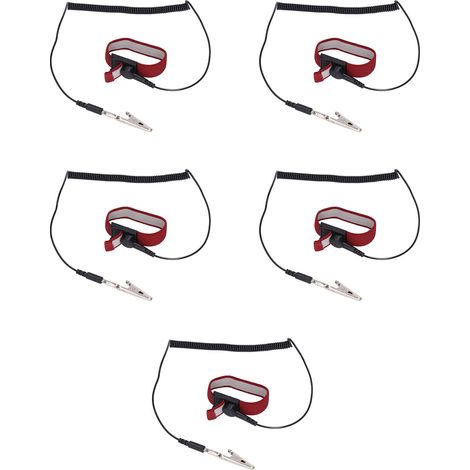5-teiliges antistatisches ESD-Armband-Schutzset mit Werkzeug für Wartungszwecke (1/5)