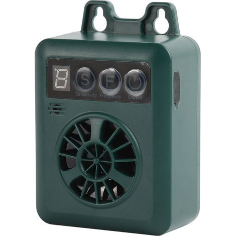 Dispositif anti-aboiements ultrasonique portable, réglable et étanche pour chiens de petite, moyenne et grande taille (vert olive). (1/5)