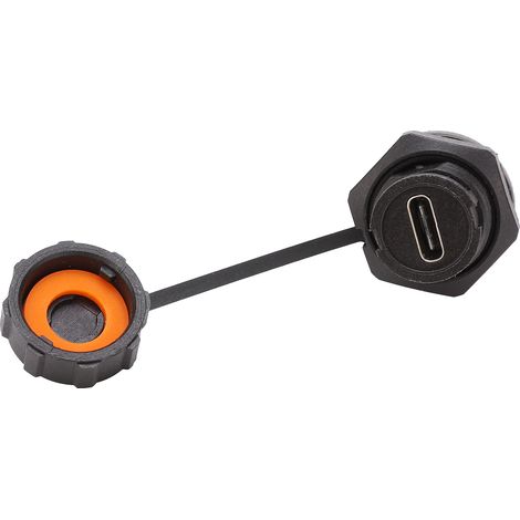Wasserdichter Typ-C-Buchsenstecker, weiblicher Schnappverschluss, Industriesteckverbinder E10TPCBFFF (1/5)