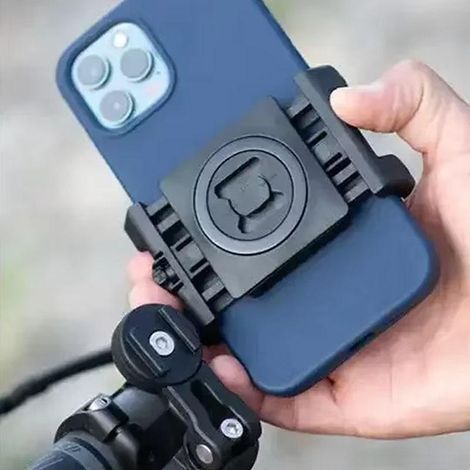 Support de téléphone pour moto - Pack Moto - Compatible MagSafe/Résistant aux chocs/Montage sans outil - 1 pièce - Vélo et moto (1/4)