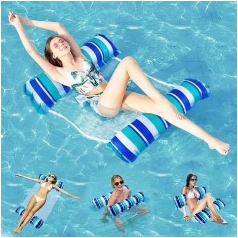 Hamac Flottant - Non spécifié - 4-en-1 - Pliable - Pratique - Pour Adultes (1/4)