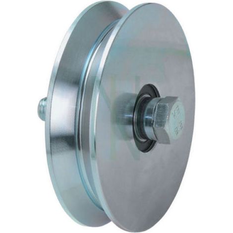 ricambio ruota per cancello cancelli con bullone 1 cuscinetto 100 mm gola Y
