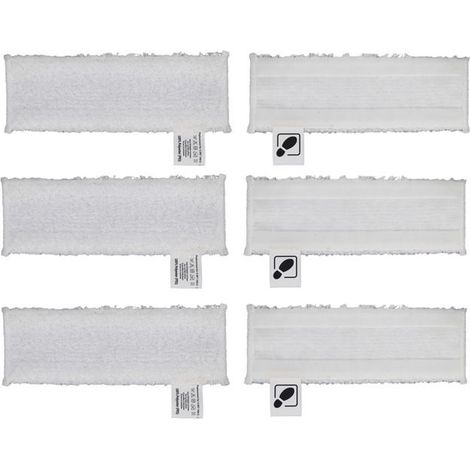 Coperture protettive in microfibra EasyFix per pulitore a vapore SC2 SC3 SC4 SC5 - Confezione da 6 (1/4)