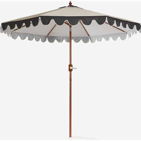 SKLUM Sonnenschirm Ø260 cm aus Aneli-Stoff Beige Tapioca                                   (1/5)