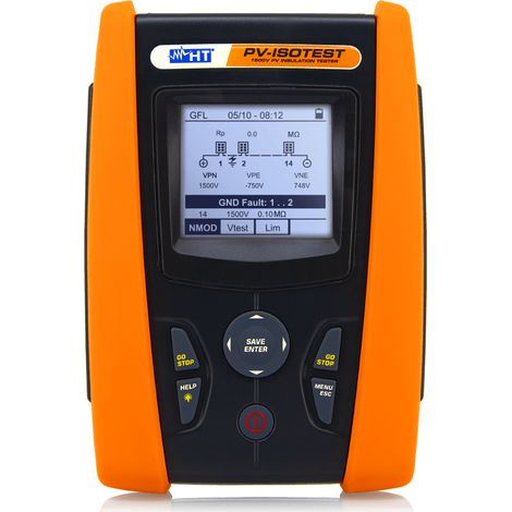 Medidor de aislamiento HT Pv-Isotest hasta 1500V para instalaciones fotovoltaicas HV0PVISO