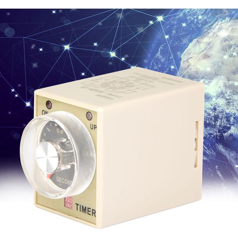 Relais temporisé à la mise sous tension AH3-3 AC 220V 50/60Hz (1S) (1/5)