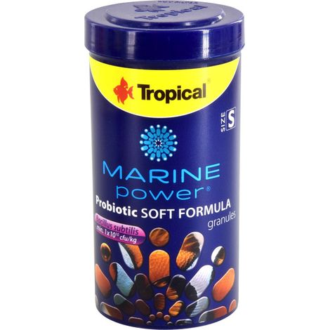 Tropical Marine Power Probiotic Soft Formula S 100ml/60g - mangime base in granuli morbidi per tutti i pesci marini (1/2)