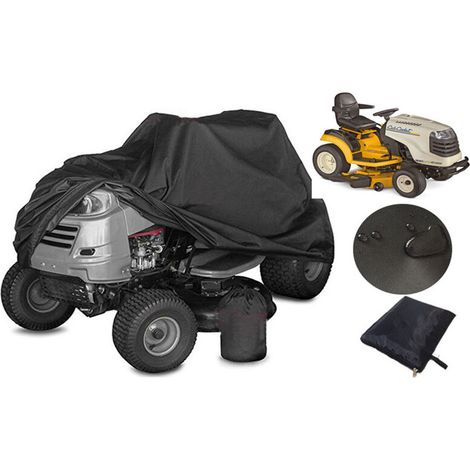Housse imperméable pour tondeuse autoportée - Housse pour tracteur de jardin (140x66x91CM) (1/5)