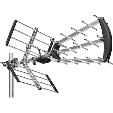 Astrell 011034 Antenne d'extérieur Trinappe 20dB Filtre 4G UHF Fiche F.[Q78]