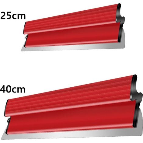 2pcs Lame à lisser 25cm+ 40cm pour outils muraux, peinture, écumage, lame flexible,Couteau à lisser mural réutilisable (1/4)