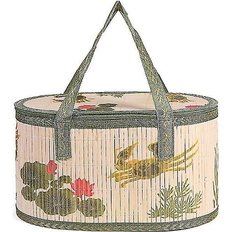 1 panier pliable en bambou
