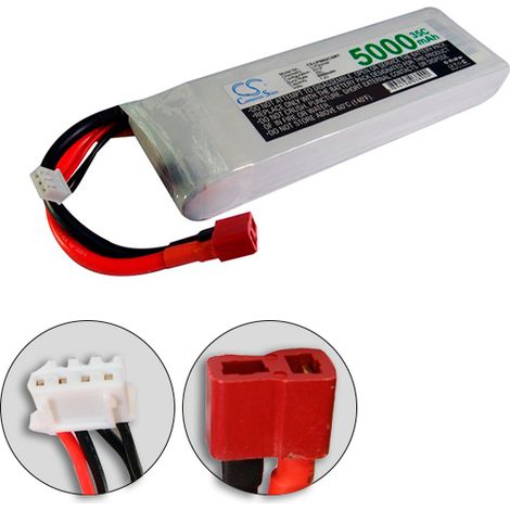 NX - Batterie Li-Po LiPo 35C 2S1p 7.4V 5000mAh (1/4)