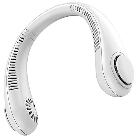 Ventilateur de cou portable sans pales, mini ventilateur rechargeable par USB, conception ultra-silencieuse, convient à un usage personnel et aux activités sportives en extérieur.-AquaForge (1/5)