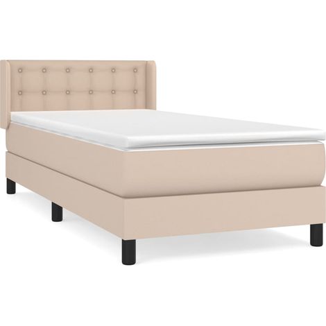 Maison Exclusive - Boxspringbett mit Matratze Cappuccino-Braun 90 (1/5)
