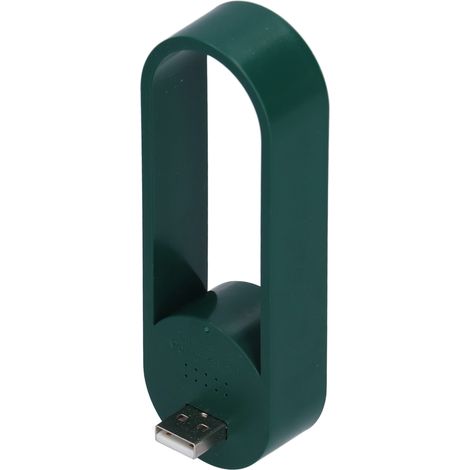 Purificateur d'air pour voiture, ion négatif, à brancher, élimine la fumée, alimenté par USB 5V, pour la maison et le bureau, vert (1/5)