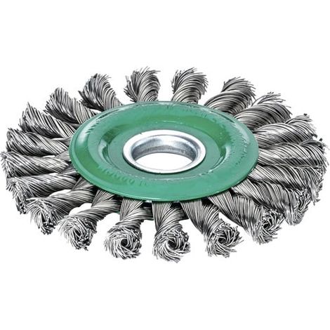 Spazzola tonda inox 125x14mm 0,5mm (1/3)
