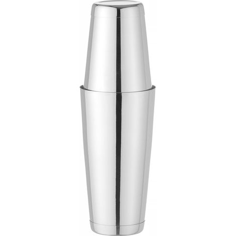 Shaker à cocktail BarUp Boston Tin-on-Tin , 2 shakers lestés 600ml & 800ml , acier inoxydable , lavable au lave-vaisselle (1/2)