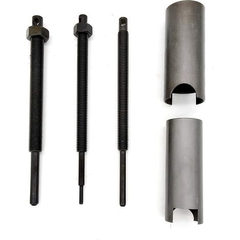 Kit d'extracteur de roulement intérieur de moto universel, 5 pièces ensemble d'extracteur de roulement outil d'embrayage Kit de retrait de marteau à glissière interne pour toutes les motos MNS (1/4)