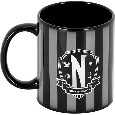Taza de caf Wednesday cer mica 325 ml apta para lavavajillas