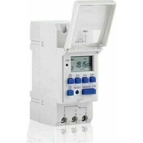 Minuterie numérique - Écran LCD - Relais programmable - 16on & 16off Minuterie(220V)) (1/5)